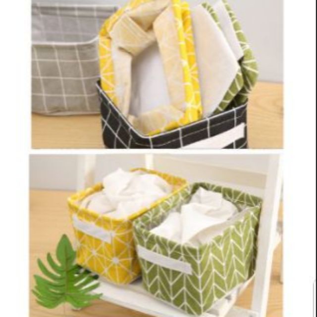 Giỏ đựng đồ vặt gấp gọn, chống thấm phong cách tối giản TE1
