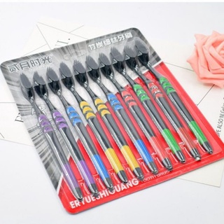 Vỉ 10 bàn chải đánh răng loại đẹp