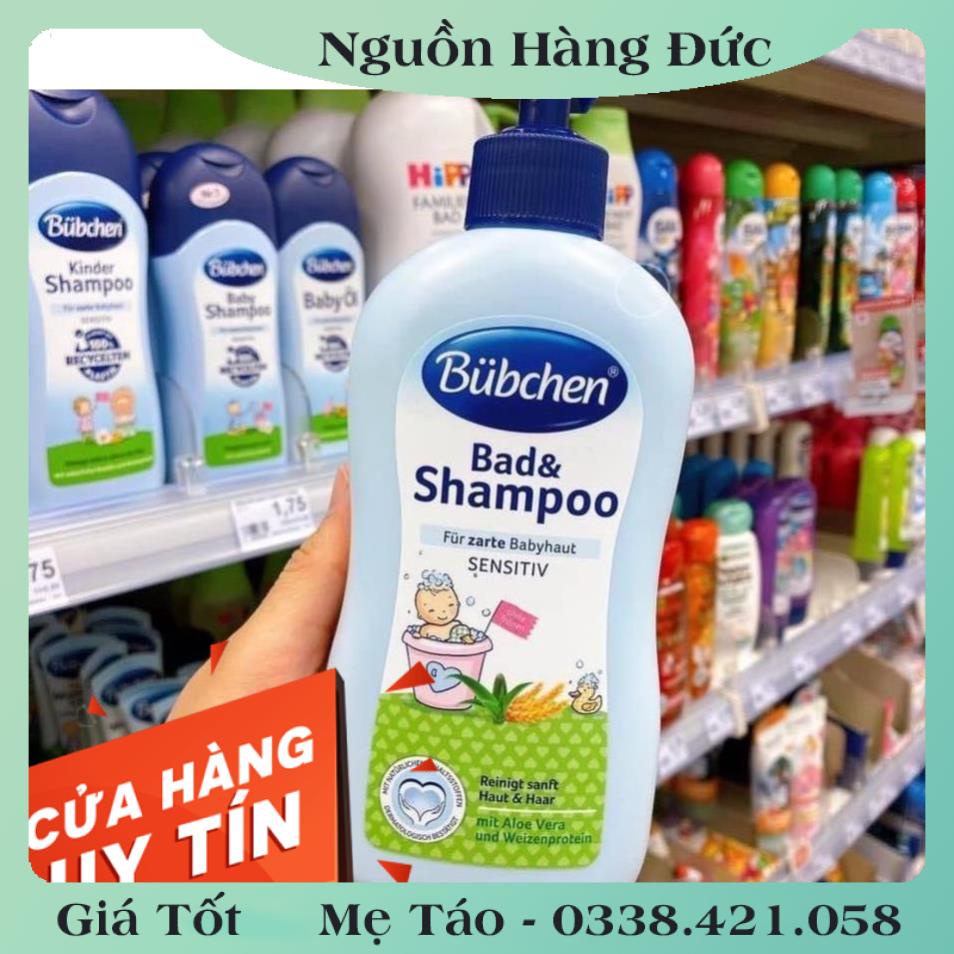 [auth] Sữa Tắm Gội Cho Trẻ Sơ Sinh Bubchen 400ml - Nội địa Đức Đủ Bill [Hot]