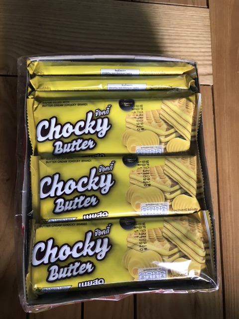 BÁNH XỐP CHOCKY BUTTER THÁI LAN 12 cái tặng 3 cái