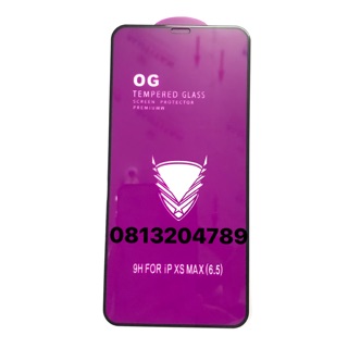 Kính cường lực OG iPhone XS max 6.5 inch full mang cao cấp khoan không thủng