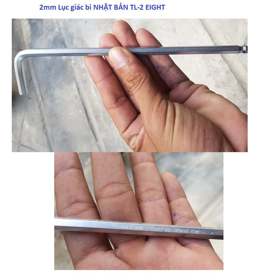 2mm Lục giác bi NHẬT BẢN TL-2 EIGHT