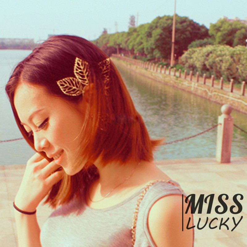 Khuyên vành tai hình lá cá tính cho nữ