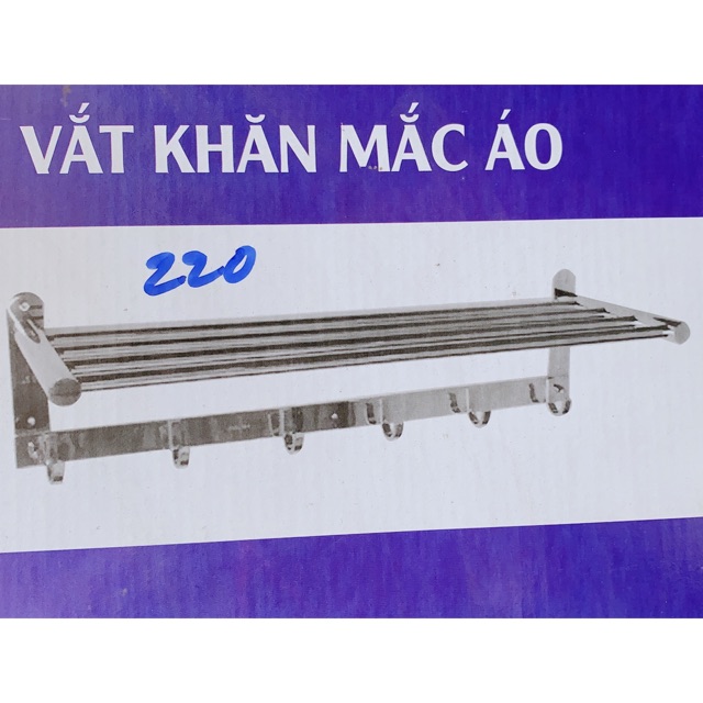 Giá treo khăn mắc áo,2 tầng