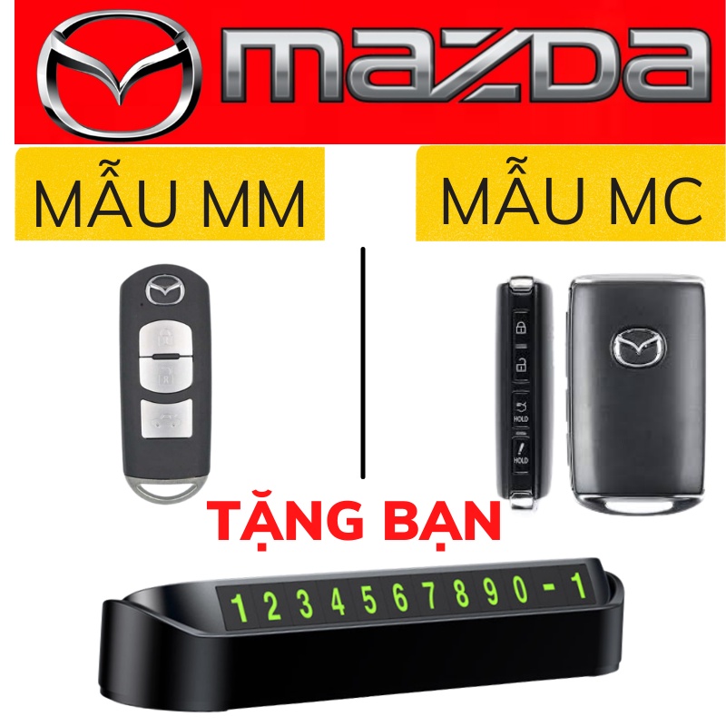 Bao Da Chìa Khóa Mazda 2 3 6,Mazda cx3 cx30 cx5,Mazda cx8,Mazda cx9 (MÓC D)