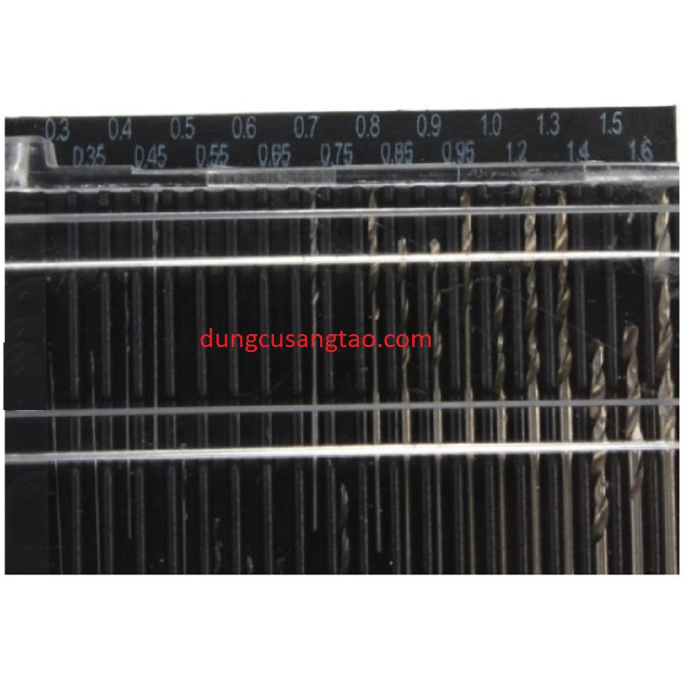 Mũi khoan HSS chuyên dùng khoan gỗ, nhựa, mạch in 0.3-1.6mm