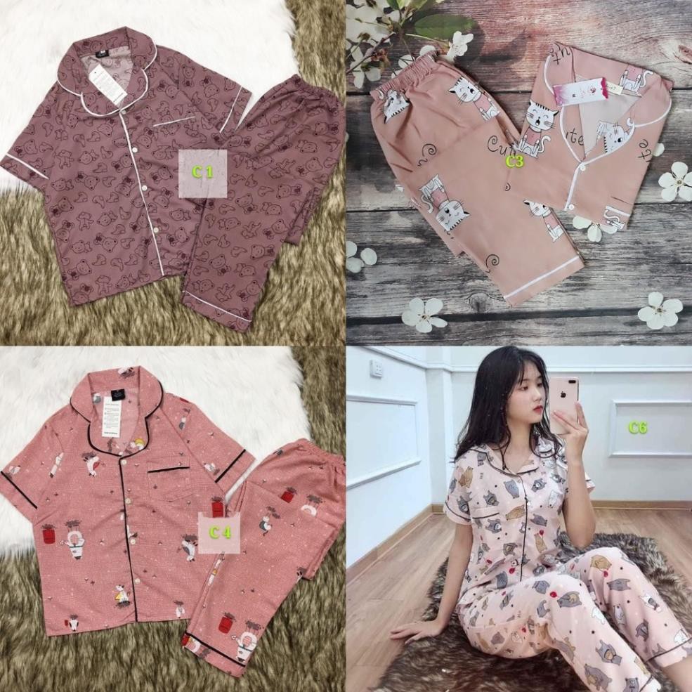 Sale  Bộ Pijama Cộc - Dài Kate Thái Cao Cấp Loại 1