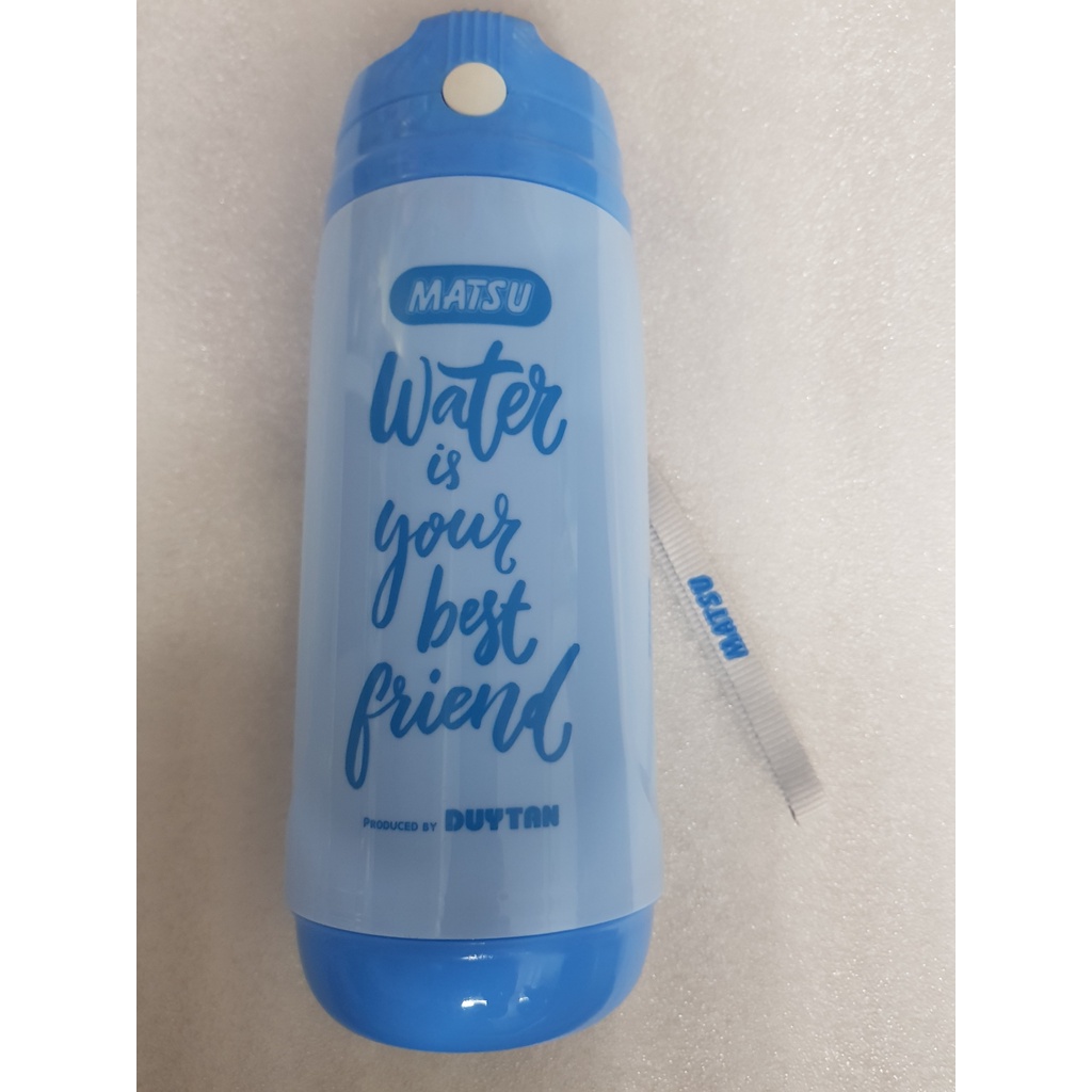 BÌNH NƯỚC HỌC SINH CÓ ỐNG HÚT LOẠI LỚN 500ml DUY TÂN