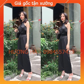Jum cổ chéo chất lụa
