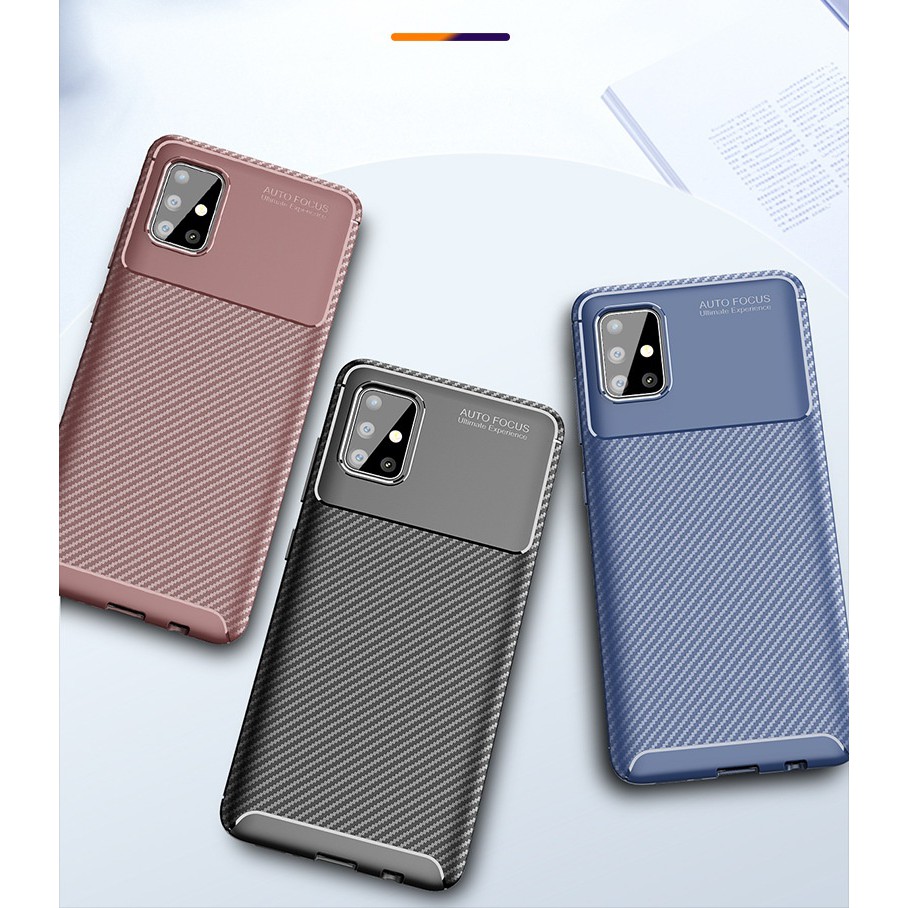Ốp lưng Samsung  A51 FREESHIP Từ 50k chống sốc Auto Focus vân Rằn Ri siêu bền chống mồ hôi 2