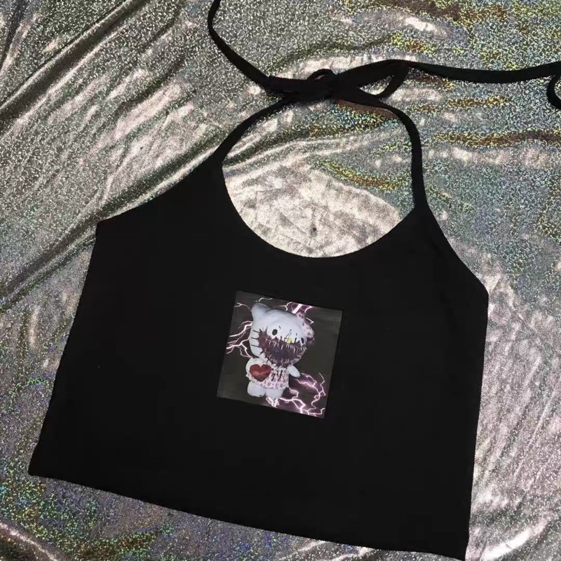 ÁO YẾM HAI DÂY/ CÓ ẢNH THẬT Ở CUỐI/ TIỆM THỜI TRANG LOLITA JK CHÍNH HÃNG LOLIQUESWEET