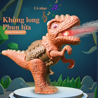 Súng đồ chơi khủng long phun lửa có nhạc