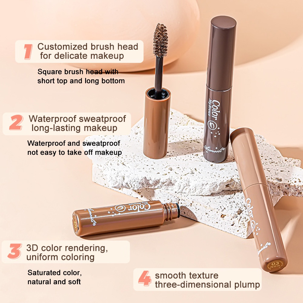 Kem Nhuộm Lông Mày Ai Meili Tự Nhiên Ba Chiều Chống Nước Không Nhòe Không Phai Màu