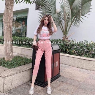 Sét áo cotton+ quần bagyy