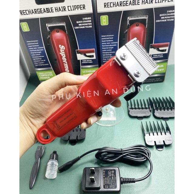 Tông Đơ Cắt Tóc Superme 8083 ⚡️Hàng Cao Cấp⚡️Máy Siêu Khoẻ Pin Bền Sắc Nét