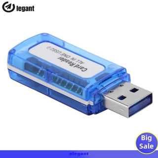 [NEW]4 in 1 Memory Card Reader USB 2.0 All in One Cardreader for Micro SD TF M2