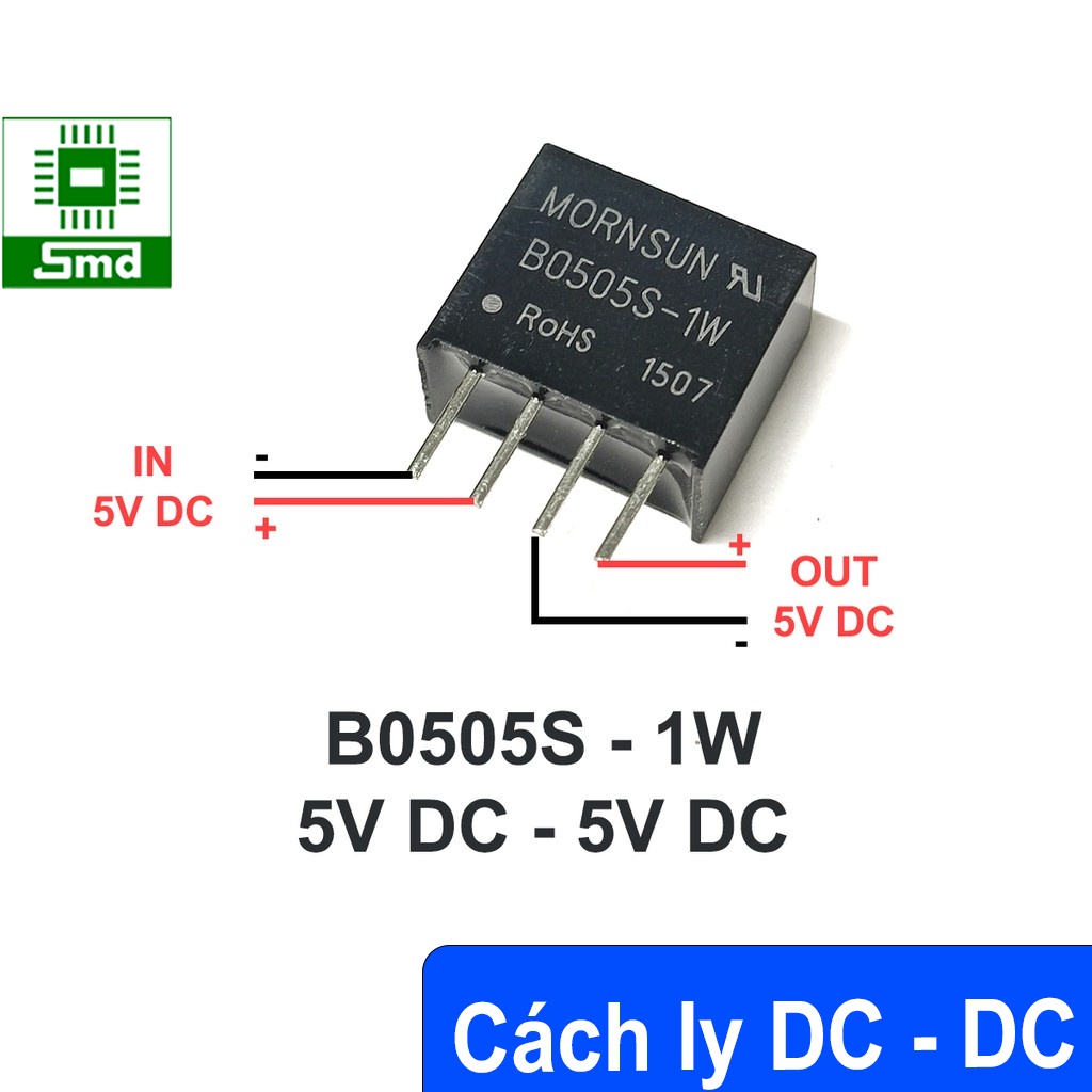 IC cách ly nguồn cho mạch bluetooth B0505S B1212S B1205 B2405 B0512 1W 2W các mã