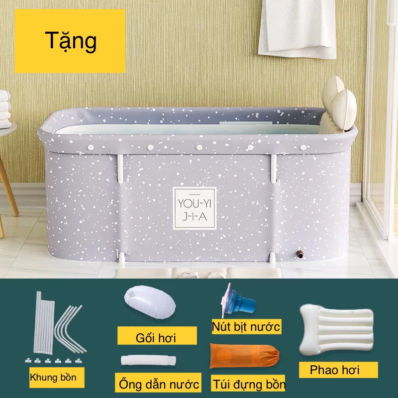 ( BIG SALE ) Bồn tắm gấp gọn người lớn camva 1.2M tiện dụng, dễ dàng sử dụng.