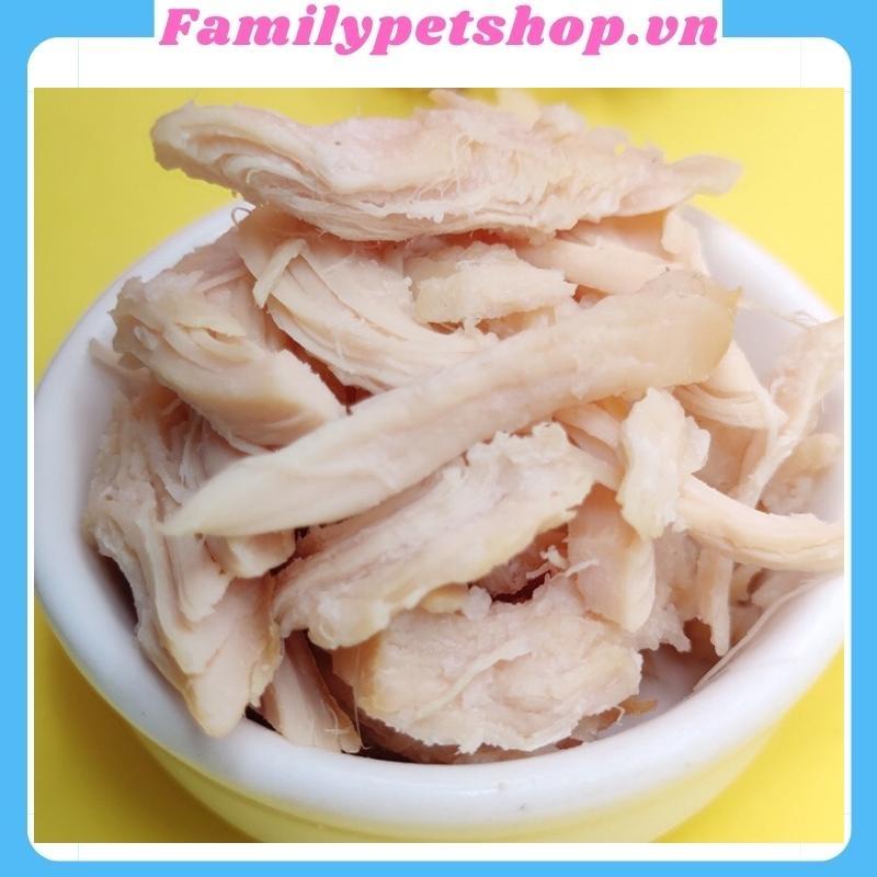 Thức ăn cho chó mèo-Ức gà hấp Masti cho thú cưng- gói 40g-familypetshop.vn