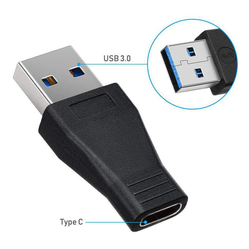 2 Đầu Chuyển Đổi Usb-C 3.1 Type C Sang Usb 3.0 A | BigBuy360 - bigbuy360.vn