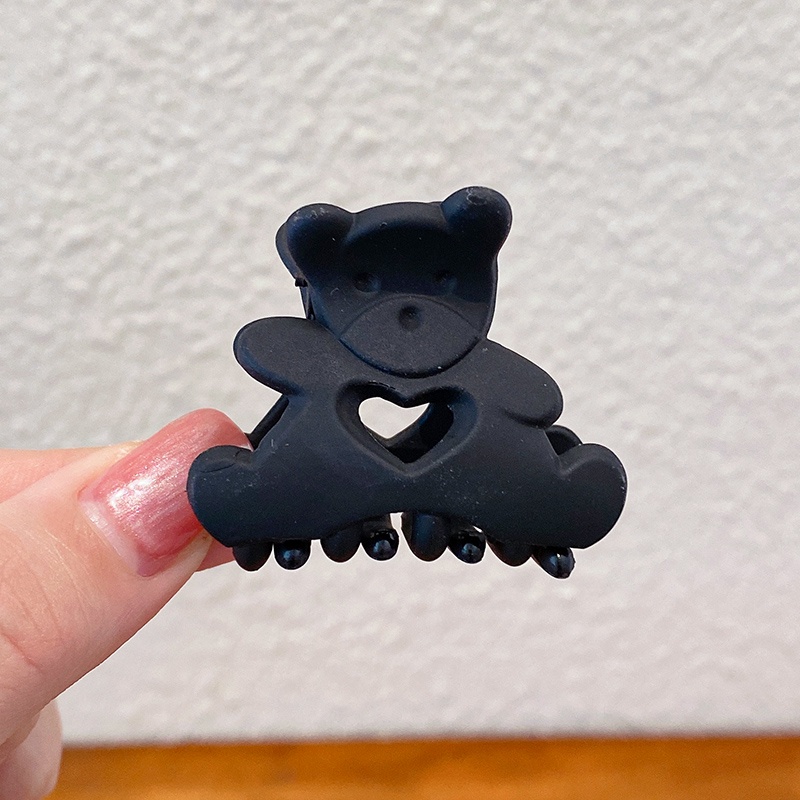 Kẹp Tóc Hình Cá Mập Màu Đen Phong Cách Hàn Quốc Cổ Điển Dành Cho Nữ