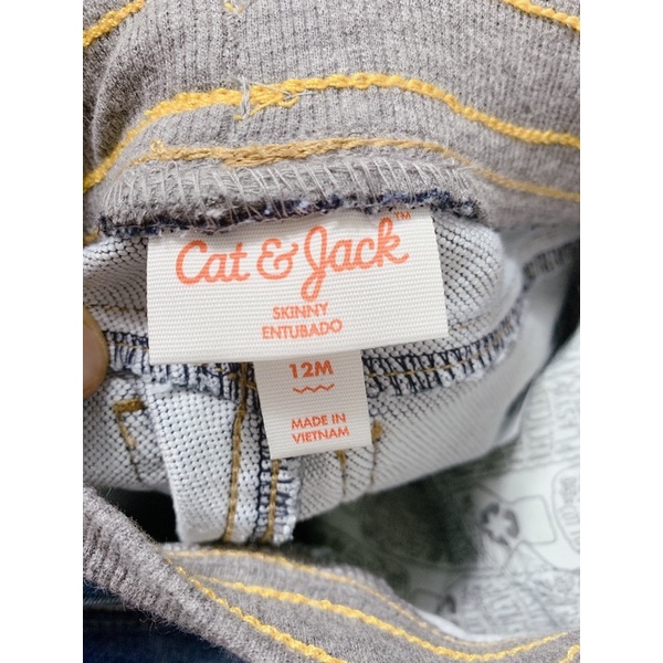 Quần jeans Cat&amp;Jack xuất dư size 12m-5y