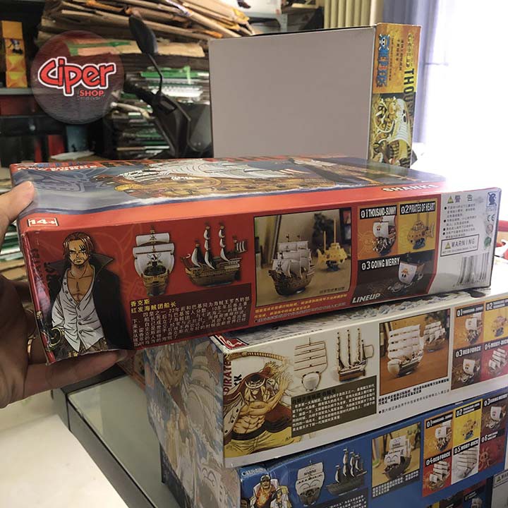 Mô hình thuyền tàu Shank Tóc Đỏ One Piece Tứ Hoàng Shanks