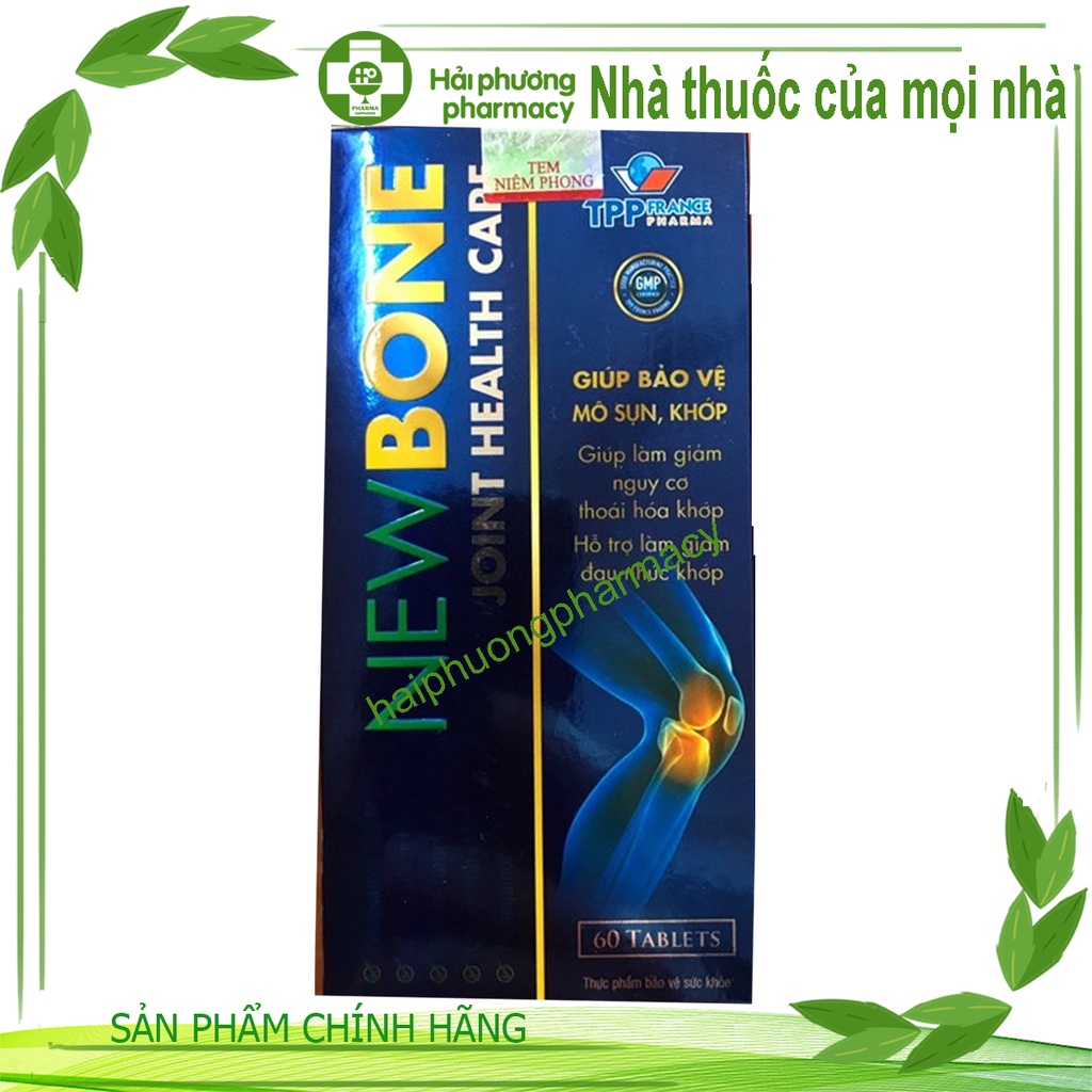 New Bone Phục hồi và bảo vệ mô sụn, khớp hộp 60 viên