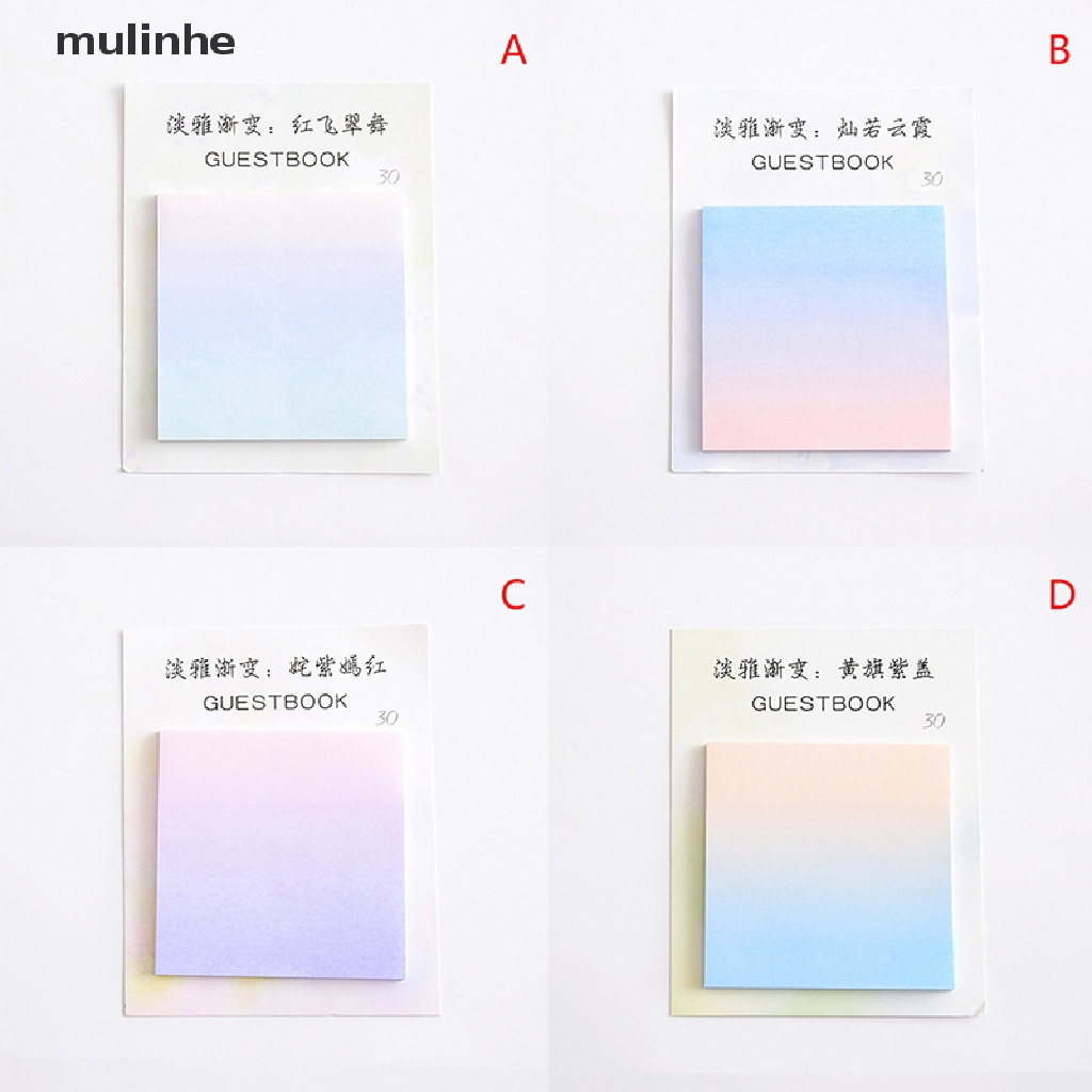 Mulinhe 1 Sổ Ghi Chú Giấy Ghi Chú Màu Tốt Nghiệp Dễ Thương vn