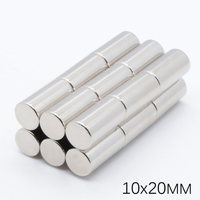 Nam châm thanh trụ tròn 10x20mm GAOMS, lực hút mạnh