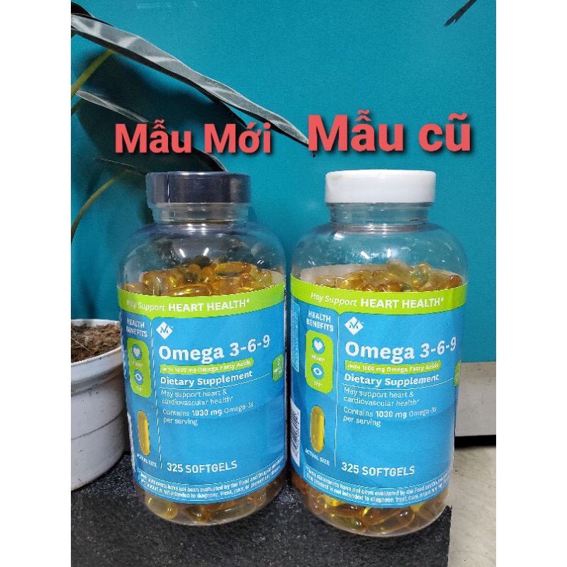 Viên uống Omega 369 Của Mỹ 325 Viên - Mẫu mới | BigBuy360 - bigbuy360.vn