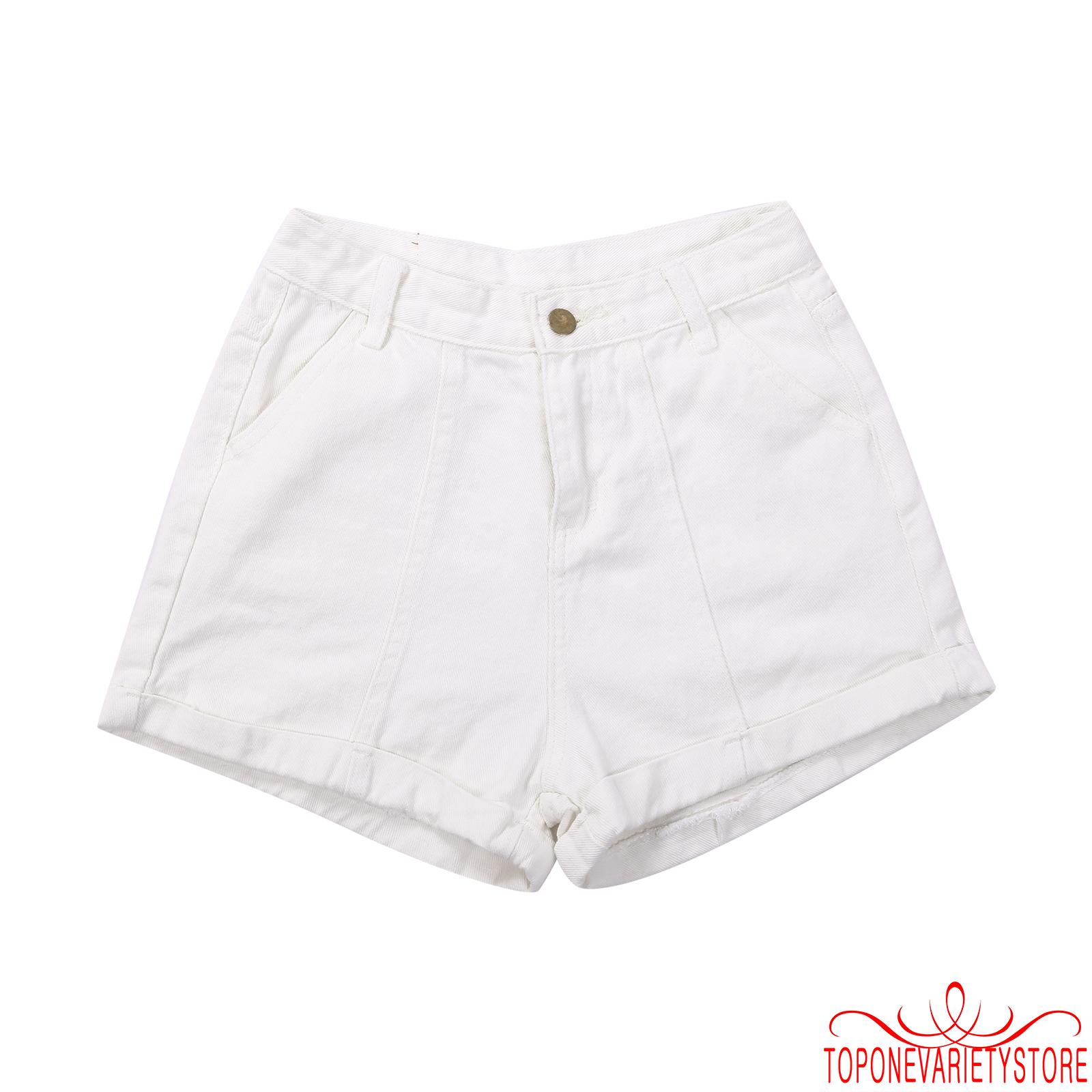 Quần Short Nữ Jeans Denim Lưng Cao Thời Trang Hàn | BigBuy360 - bigbuy360.vn