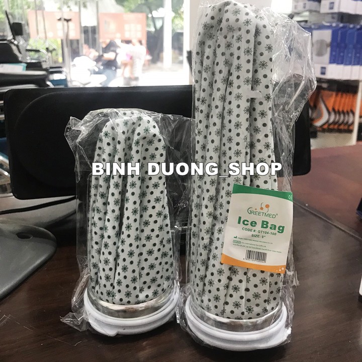 Túi chườm lạnh họa tiết chấm bi giúp giảm sưng viêm