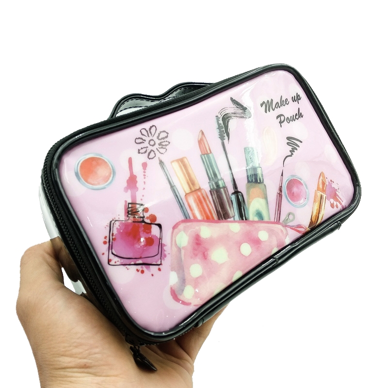 Bóp Viết Teen 8169/2 Có Quai - Mẫu 4 - Make Up Pouch - OEM