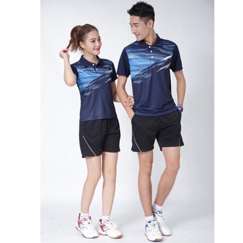 Bộ Quần Áo Cầu Lông Lining ChấtThun Uni Nhật Có Lỗ Thoáng Khí Nhiều Màu * ,