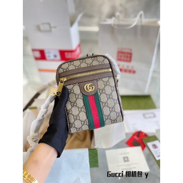 Túi đeo chéo nữ Ophidia mini sz18x14cm bản chuẩn đẹp nét căng fullbox