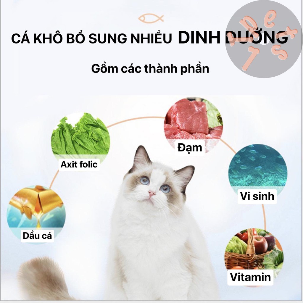 Cá thu biển hấp nguyên con ăn liền cho mèo - Taste The Sea (50gr)