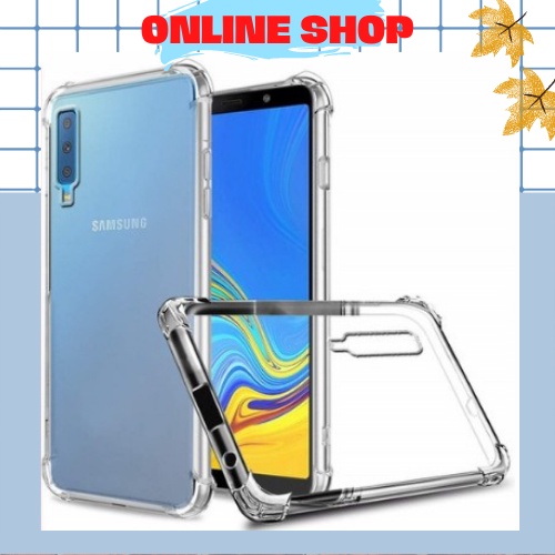 Samsung Galaxy A750/ A7 2018 Ốp lưng trong suốt chống sốc 4 góc