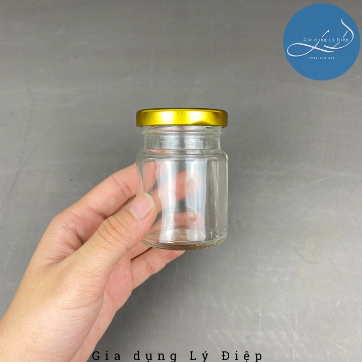 Hũ thuỷ tinh đựng yến, chưng yến dung tích 75ml