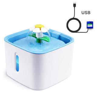 Khay uống nước tự động m1 có đèn led cho thú cưng 2.4l