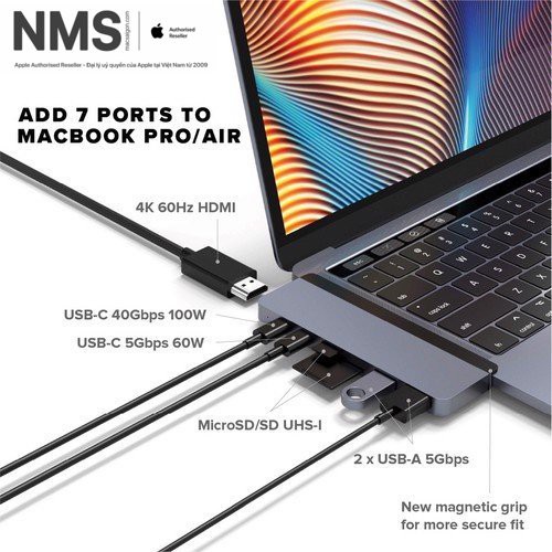 Cáp Hyper - HyperDrive DUO 7in2 USB-C Hub MacBook Pro/Air & iPad Pro (New)