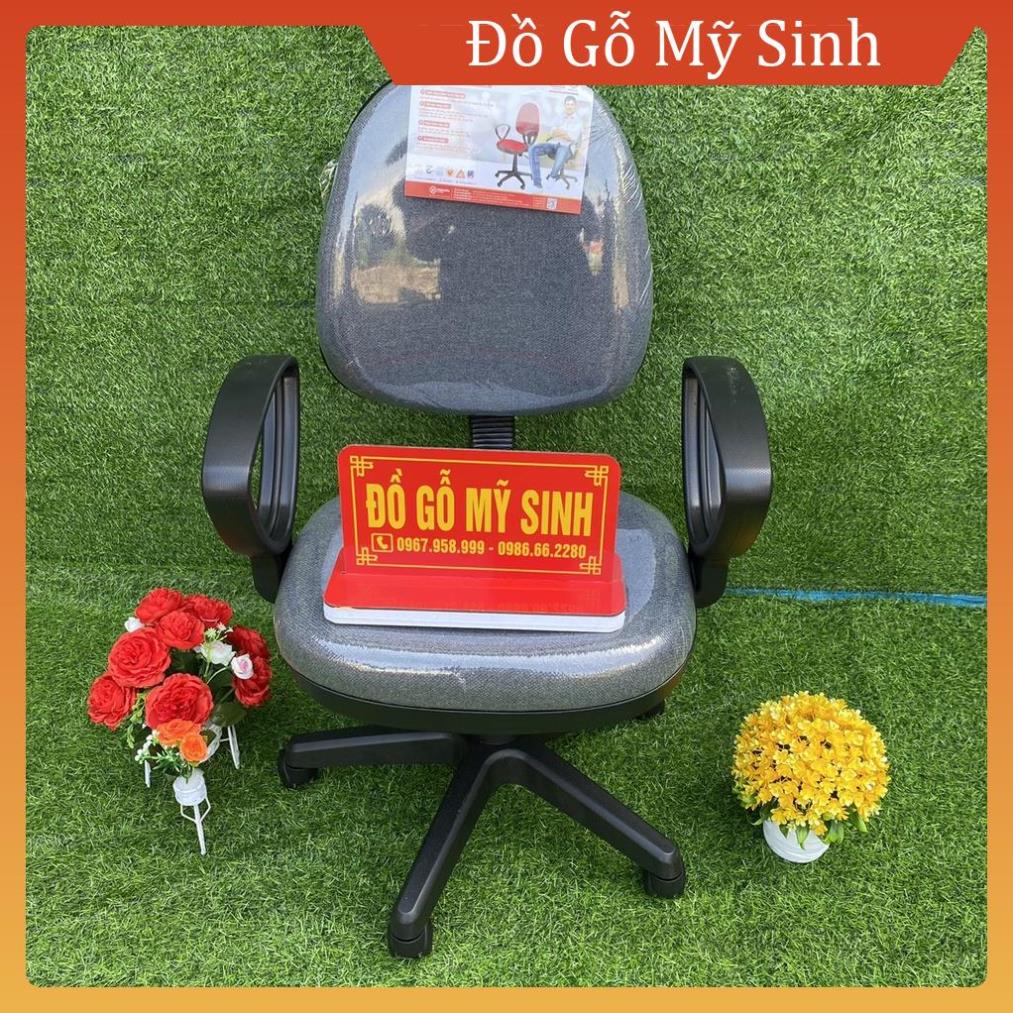Ghế xoay văn phòng hội trường chính hãng xuân hòa màu xám có tăng giảm lên xuống, Đồ gỗ Mỹ Sinh gia đình cao cấp