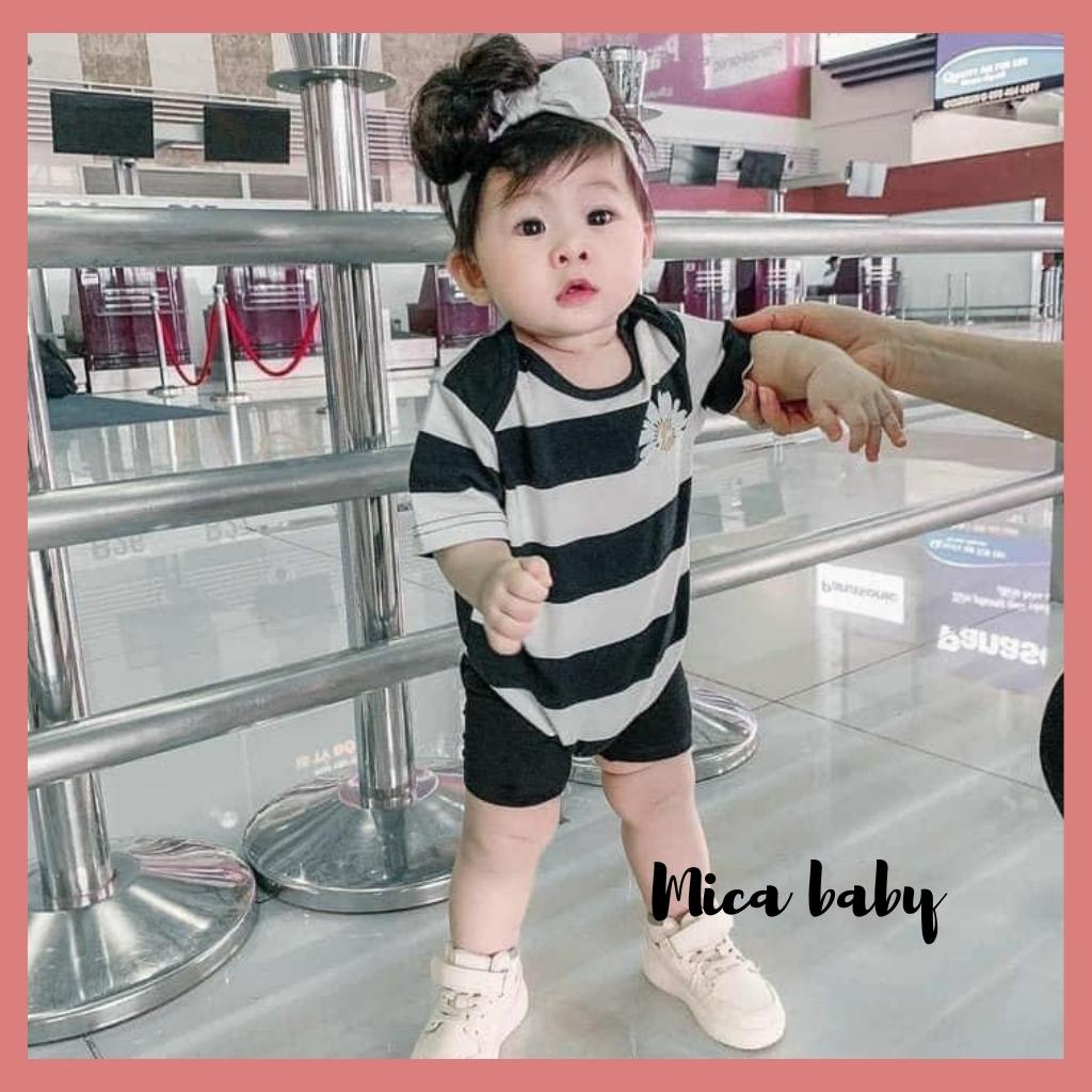 Quần legging bé gái, quần legging đùi màu trơn đáng yêu cho bé Mica baby QA27