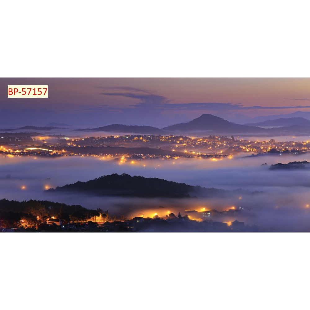 Tranh dán tường tổng hợp địa danh Việt Nam 3D in theo kích thước yêu cầu – Không giới hạn kích thước