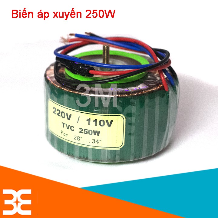 [Tp.HCM] Biến Áp Xuyến 220VAC-110VAC Hoàn Cầu ( Dây Đồng 100% )