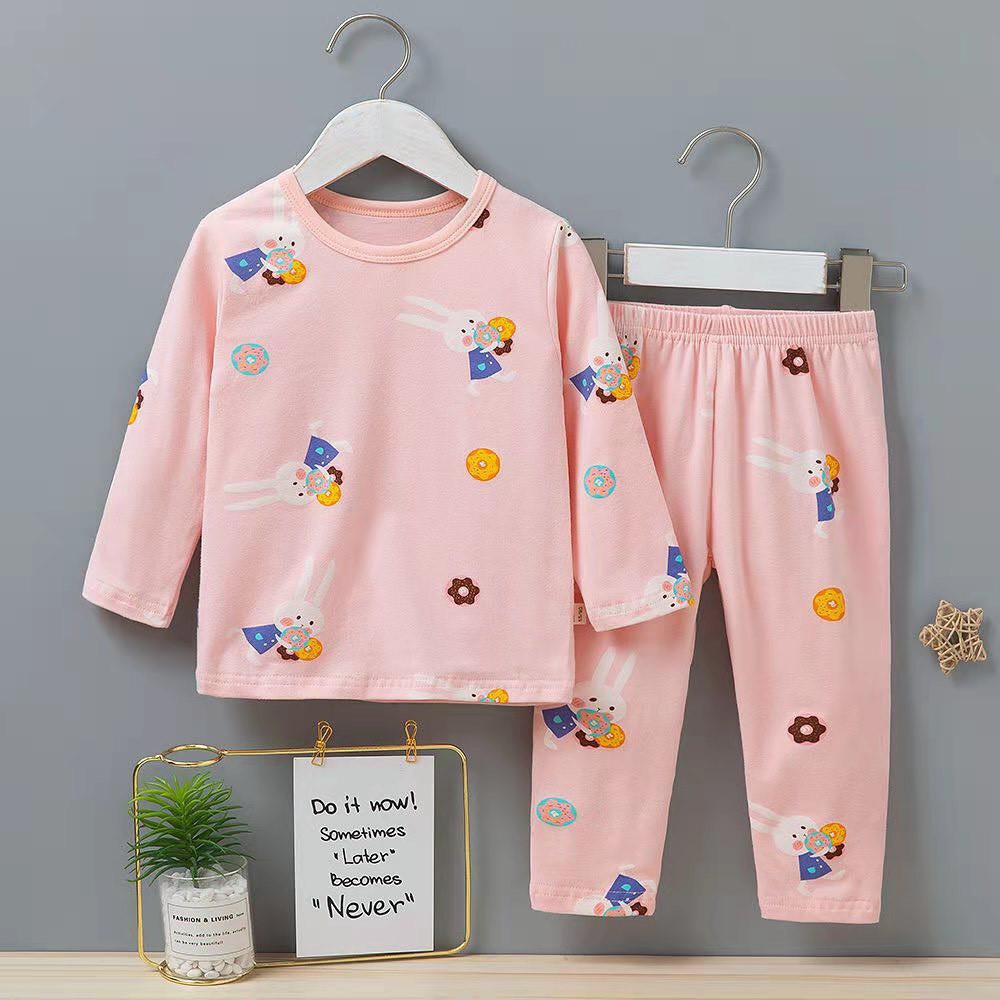 ✔️8-15kg✔️ Bộ cotton dài tay Quảng Châu cho bé chất thu đông cực xinh CHỌN MẪU