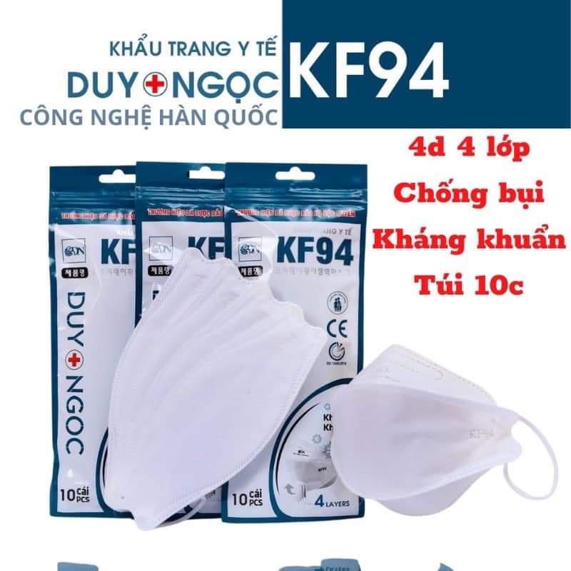 [NỬA THÙNG 150 CHIẾC]Khẩu trang kf94 Duy ngọc kháng khuẩn chống bụi hàng chính hãng