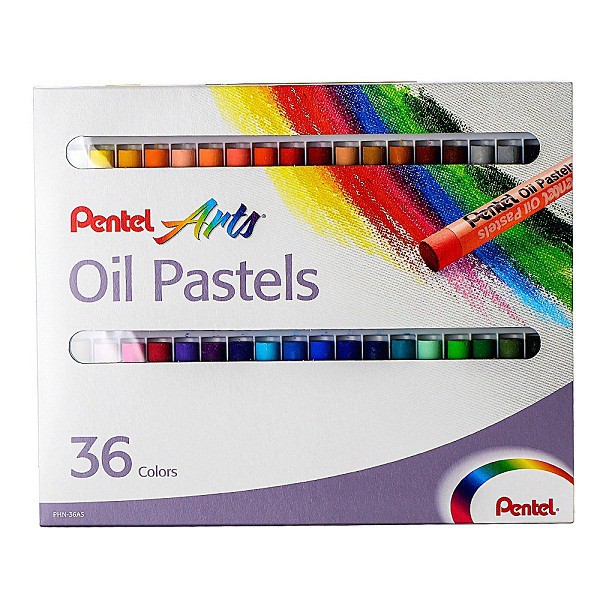 Bộ màu sáp dầu PENTEL 16/36/50 màu - PENTEL Arts Oil Pastels Set 12/16/36/50 colors