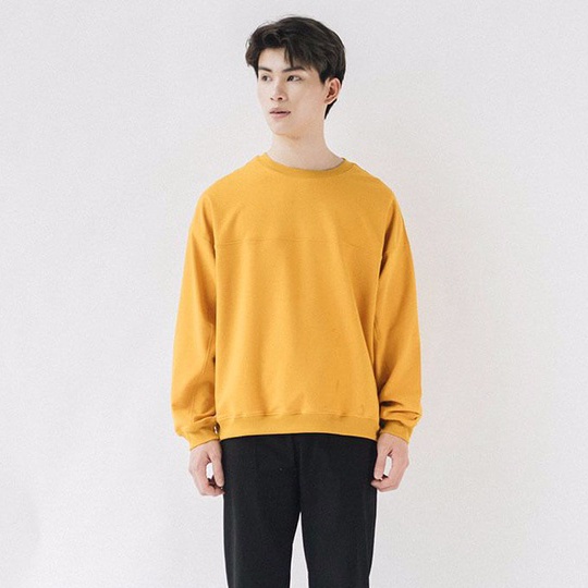 Áo Thun Dài Tay Cổ Tròn Basic Unisex SSSTUTTER Vien Sweatshirt