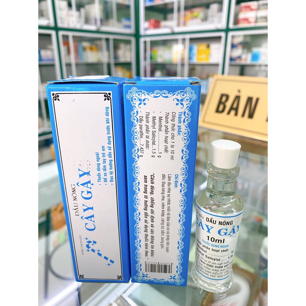 DẦU NÓNG CÂY GẬY CHAI 10ML GIÁ TỐT